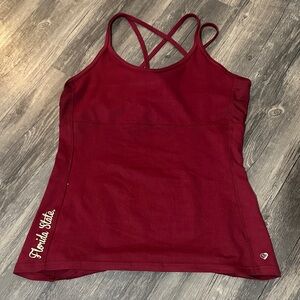 Women's Colosseum Florida State Seminoles Scoop Neck Racerback Tank Top XL